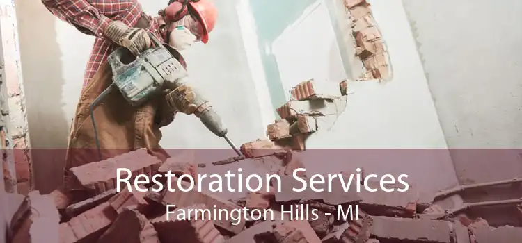 Restoration Services Farmington Hills - MI