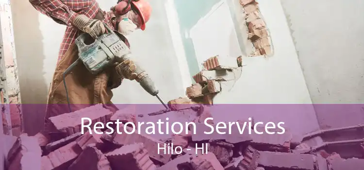 Restoration Services Hilo - HI