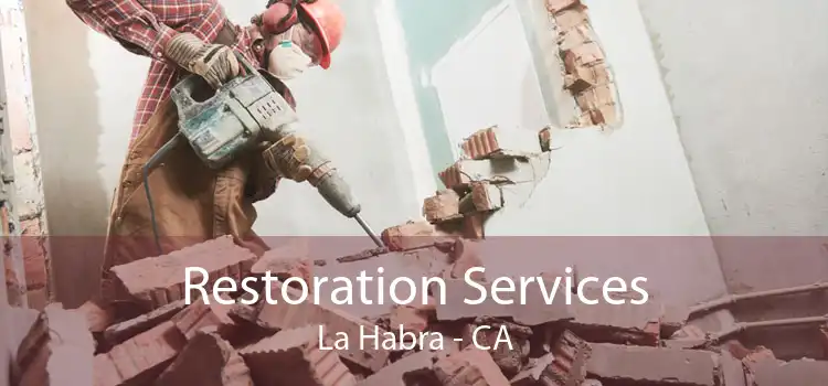 Restoration Services La Habra - CA