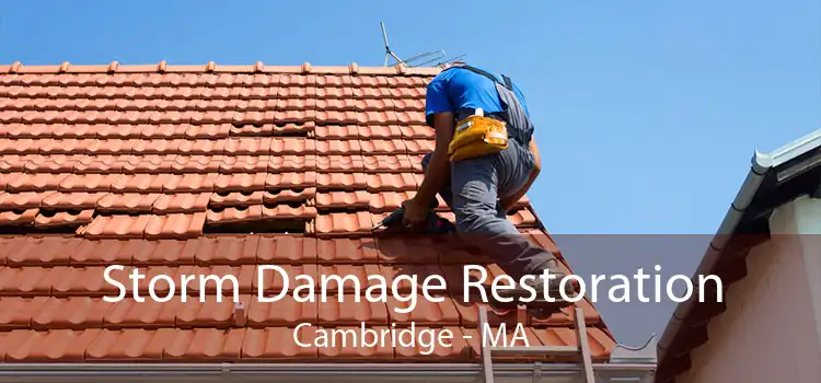 Storm Damage Restoration Cambridge - MA