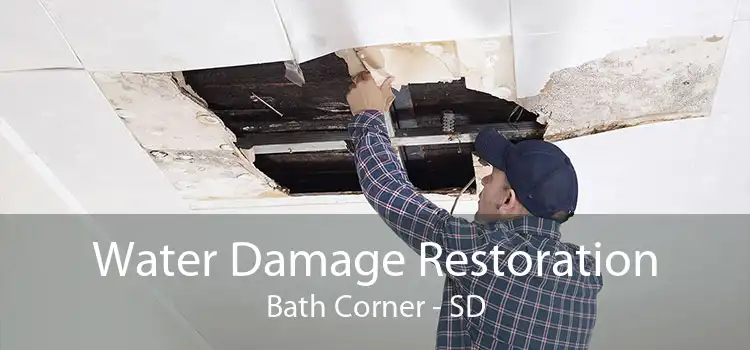 Water Damage Restoration Bath Corner - SD